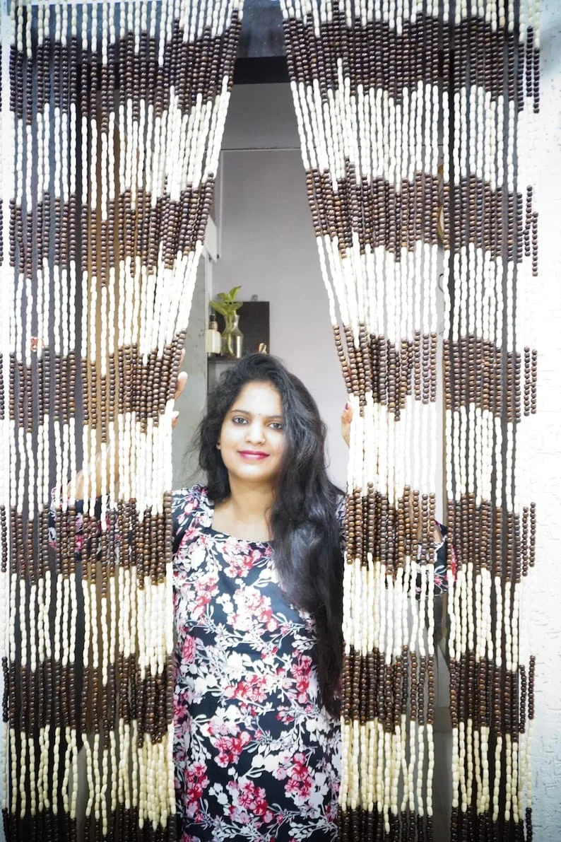 WhatsApp-Image-2024-09-23-at-6.53.12-PM wooden beads curtain, Beaded curtains - Image 1