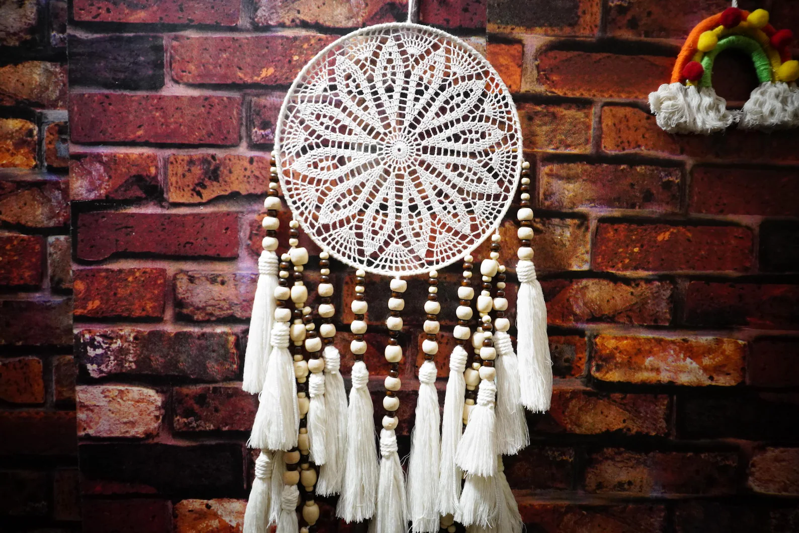 il_1588xN.6280070622_9ces Macrame Dreamcatcher Wall Hanging: Handmade Boho Home Decor - Image 1
